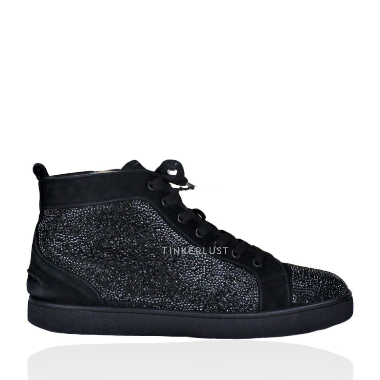 Christian louboutin suede black best sale